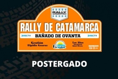 RALLY DE CATAMARCA 2021 POSTERGADO